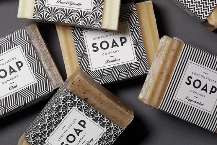 London Fields Soap Company Brand Packaging One Darnley Road