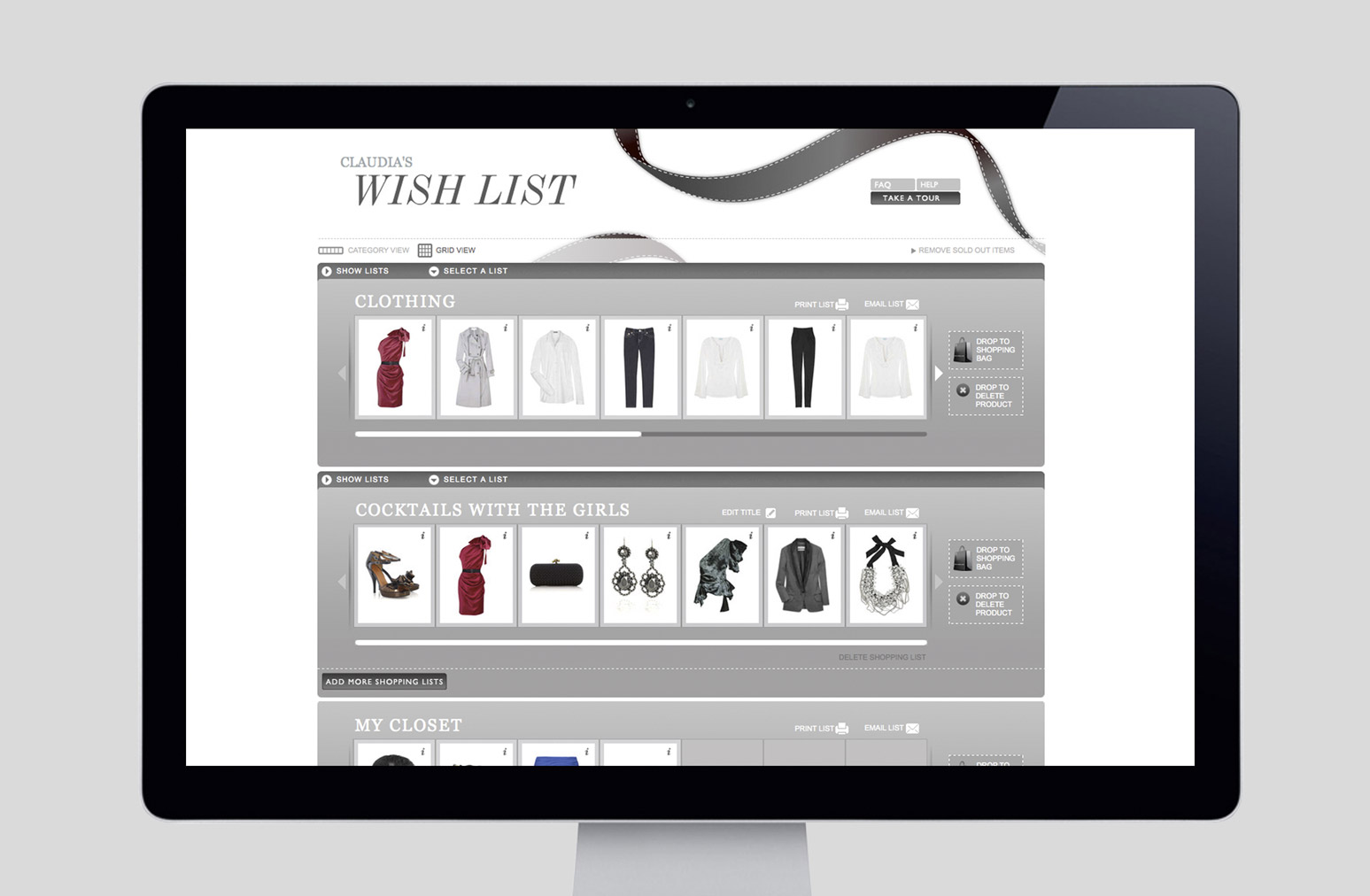 Net A Porter Wish List Website One Darnley Road